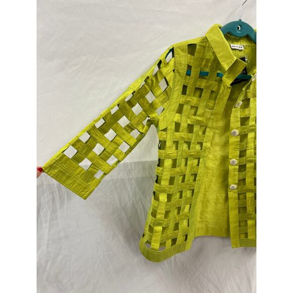 NWT Patty Kim Elizabeth Tape Shirt size XS - Picture 2 of 5